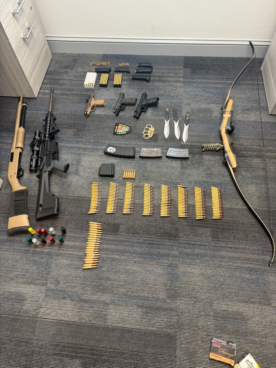 Guns and Ammo found